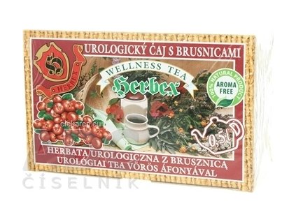 HERBEX UROLOGICKÝ ČAJ S BRUSNICAMI - bylinný čaj 20x3 g (60 g)