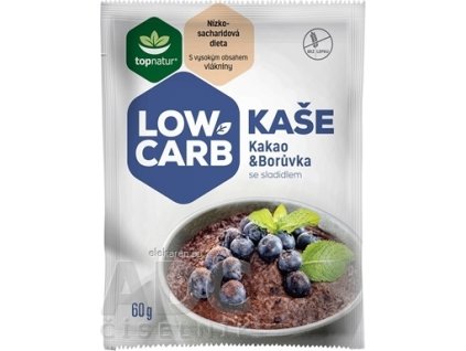 topnatur LOW CARB KAŠA Kakao Čučoriedka - 1x60 g