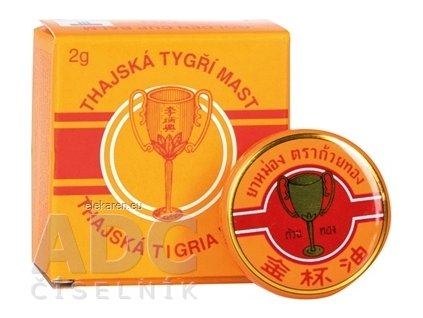 Thajská tigria masť GOLDEN CUP BALM - 1x2 g