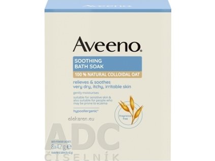 Aveeno Soothing bath soak - 8x42 g
