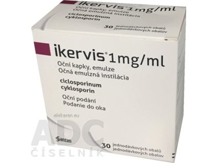 IKERVIS 1 mg/ml očné emulzné kvapky - 3 ml