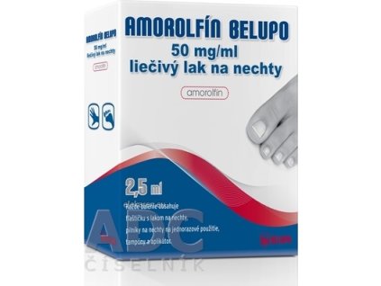 AMOROLFÍN BELUPO 50 mg/ml liečivý lak na nechty - 5 ml