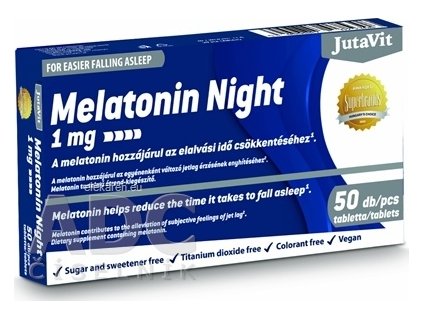 JutaVit Melatonín Night 1 mg - 1x50 ks