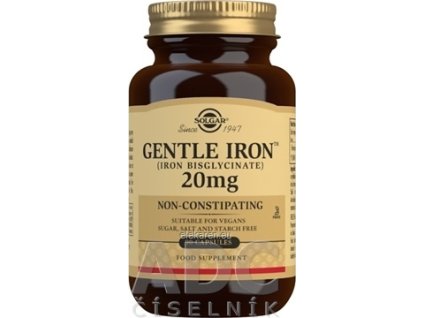 Solgar Železo (bisglycinát železnatý) 20 mg - 1x90 ks