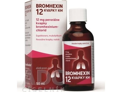 BROMHEXIN 12 KVAPKY KM - 1x50 ml