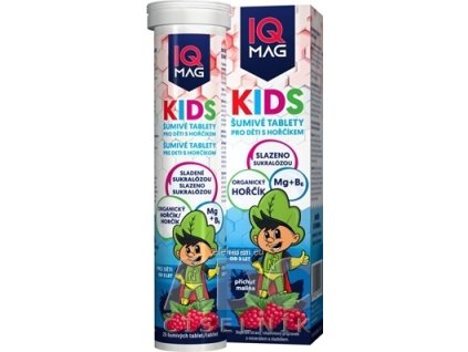IQ MAG KIDS Organický horčík + vitamín B6 - 1x20 ks
