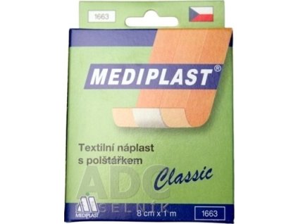 MEDIPLAST Textilná náplasť 1663 Classic - 1x1 ks