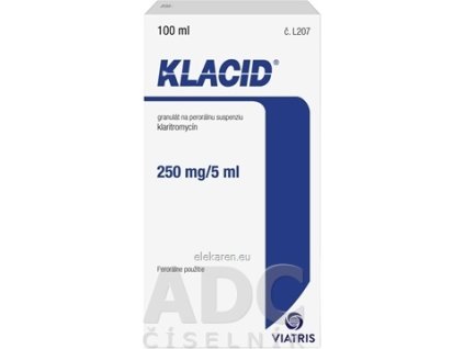 KLACID 250 mg/5 ml - 1x100 ml
