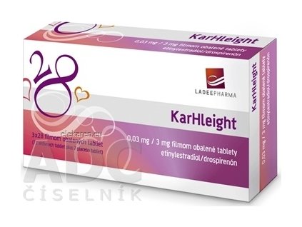 KarHleight - tbl flm 0,03 mg/3 mg (21 akt.+7 plac.)  3x28 ks (84 ks)