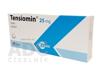 Tensiomin 25 mg - 1x30 ks