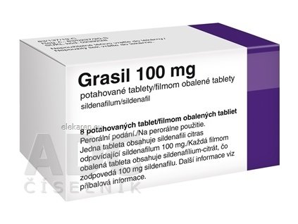 Sildenafil Ardez 100 mg (Grasil) - 1x8 ks