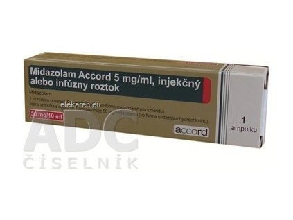 MIDAZOLAM ACC.5MG/ML SOL IJF 10ML/5