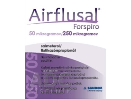Airflusal Forspiro 50 mikrogramov/250 mikrogramov - 1x1 set
