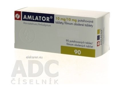 Amlator 10 mg/10 mg filmom obalené tablety - 1x90 ks