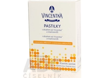 VINCENTKA PASTILKY OVOCNÉ - 1x18 ks