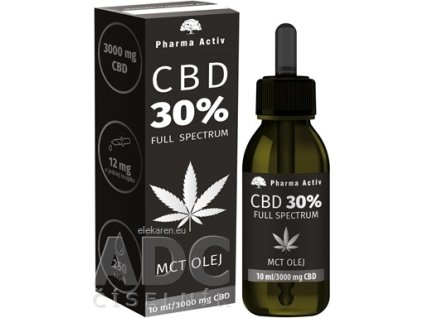 Pharma Activ CBD 30% Full Spectrum MCT OLEJ - 1x10 ml
