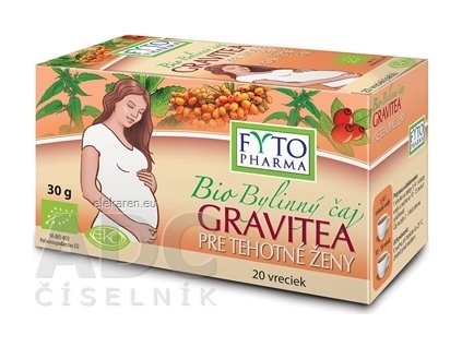 FYTO Bio Bylinný čaj GRAVITEA PRE TEHOTNÉ ŽENY - nálevové vrecká 20x1,5 g (30 g)
