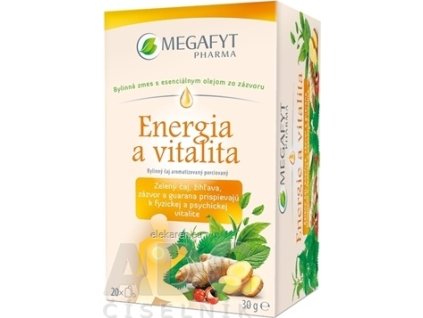MEGAFYT Energia a vitalita - bylinný čaj porciovaný 20x1,5 g (30 g)
