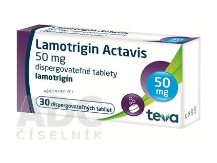 LAMOTRIGIN ACTAVIS TBL DSP 30X50MG