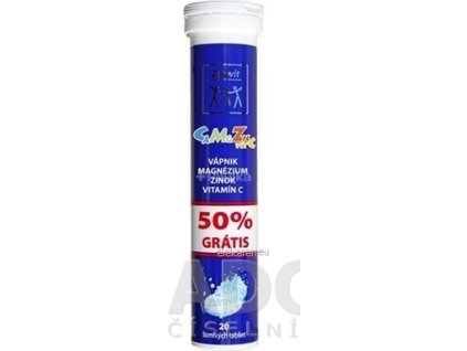 Zdrovit VÁPNIK HORČÍK ZINOK 50% navyše - 1x20 ks