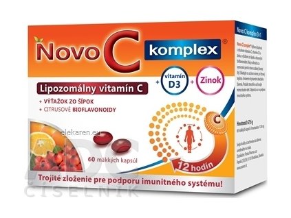 NOVO C KOMPL.LIPOZ.VIT.C+D3+ZN CPS6