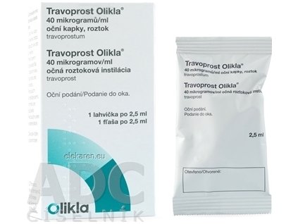 Travoprost Olikla 40 mikrogramov/ml - 5 ml