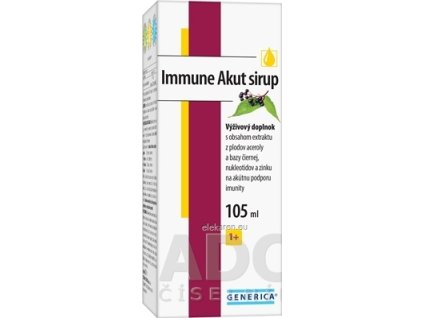 GENERICA Immune Akut sirup - 1x105 ml