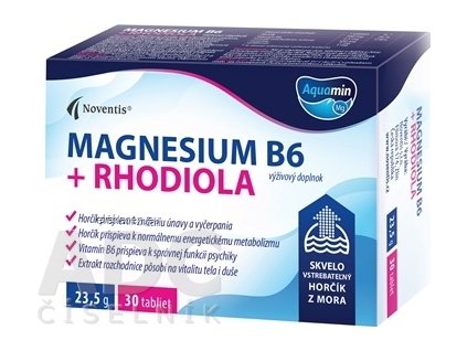 Noventis Magnesium B6 + Rhodiola - 1x30 ks