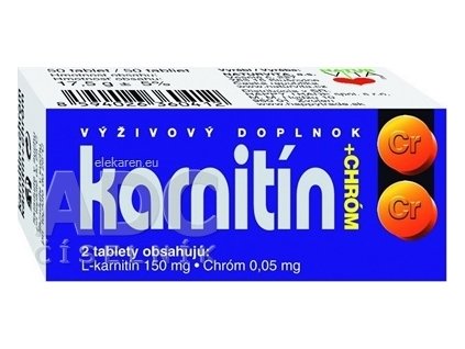 NATURVITA KARNITÍN + CHRÓM - 1x50 ks