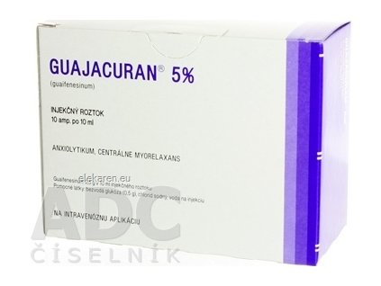GUAJACURAN 5% SOL INJ 10X10ML