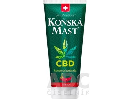 KONSKÁ MASŤ s CBD hrejivá - 1x200 ml