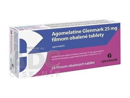 Agomelatine Glenmark 25 mg - 1x28 ks