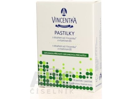 VINCENTKA PASTILKY BYLINNÉ - 1x18 ks