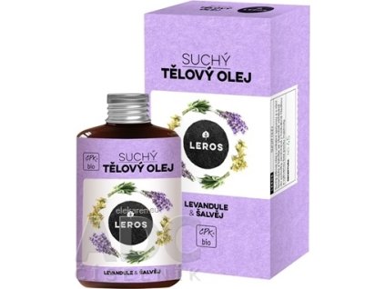 LEROS SUCHÝ TELOVÝ OLEJ LEVANDUĽA & ŠALVIA - 1x100 ml