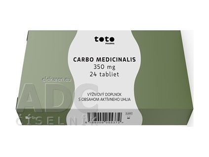 TOTO CARBO MEDICINALIS 350 MG - 1x24 ks