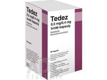 Tedez 0,5 mg/0,4 mg tvrdé kapsuly - 1x90 ks