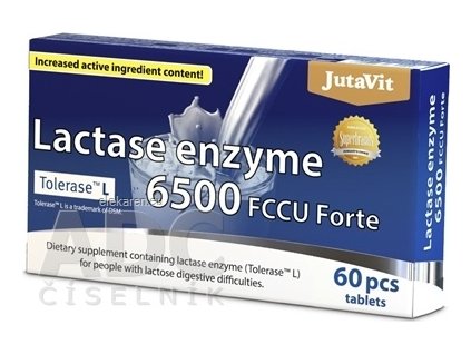 JutaVit Enzým Laktáza 6500 FCCU Forte - 1x60 ks