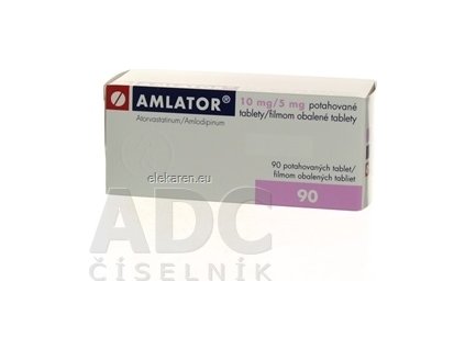 Amlator 10 mg/5 mg filmom obalené tablety - 1x90 ks