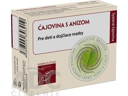 HANUS ČAJOVINA S ANÍZOM - 1x70 g
