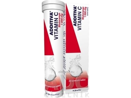 ADDITIVA VITAMÍN C 1000 mg Blutorange - 1x20 ks