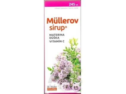 MÜLLEROV SIRUP S MATERINOU DÚŠKOU A VIT. C - 1x245 ml