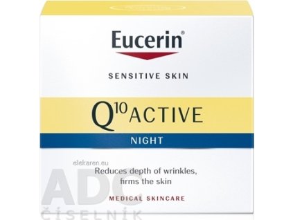 Eucerin Q10 ACTIVE nočný krém proti vráskam - 1x50 ml
