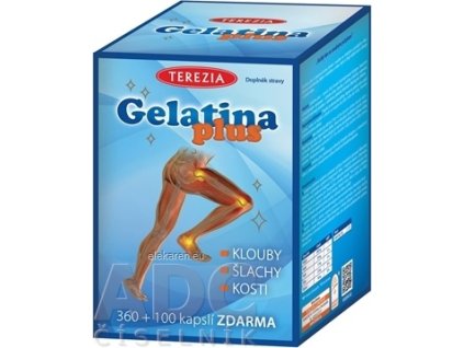 TEREZIA Gelatina Plus Vianočné balenie 2024 - cps 360+100 zadarmo (460 ks)