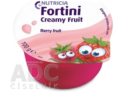 Fortini Creamy Fruit Multi Fibre - 4x100 g