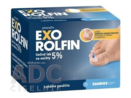 EXOROLFIN liečivý lak na nechty 5 % - 5 ml