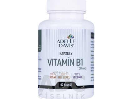 Adelle Davis VITAMÍN B1, tiamín 100 mg - 1x60 ks