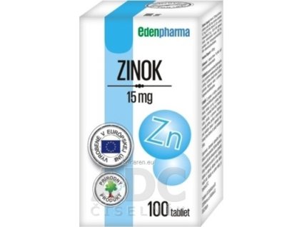 EDENPharma ZINOK 15 mg - 1x100 ks
