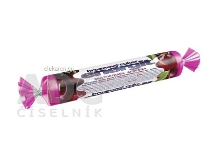 energit hroznový cukor MULTIVITAMÍN - ČEREŠŇA - pastilky 1x17 ks (37,4 g)