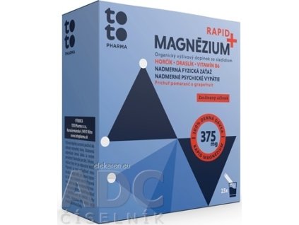 TOTO MAGNÉZIUM RAPID+ - 1x15 ks