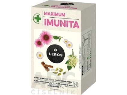 LEROS MAXIMUM IMUNITA - nálevové vrecká (inov. 2021) 20x1,2 g (24 g)